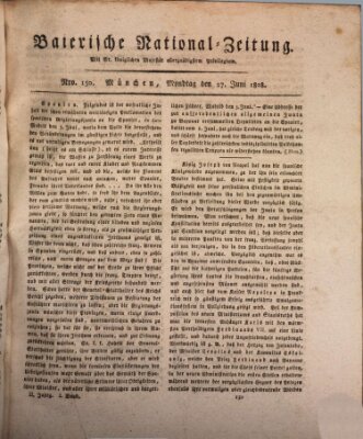 Baierische National-Zeitung Montag 27. Juni 1808