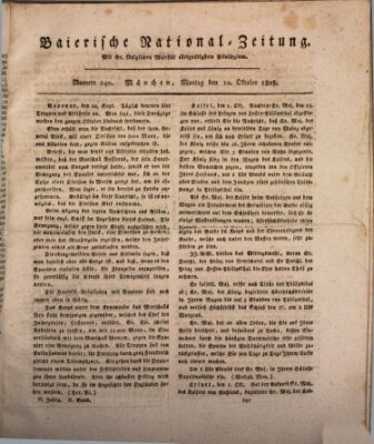 Baierische National-Zeitung Montag 10. Oktober 1808