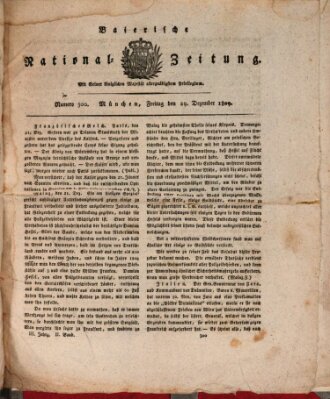 Baierische National-Zeitung Freitag 29. Dezember 1809