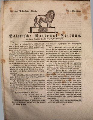Baierische National-Zeitung Dienstag 1. Mai 1810