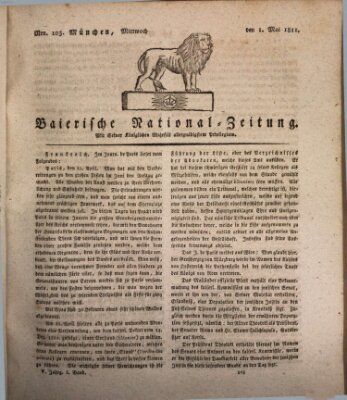 Baierische National-Zeitung Mittwoch 1. Mai 1811