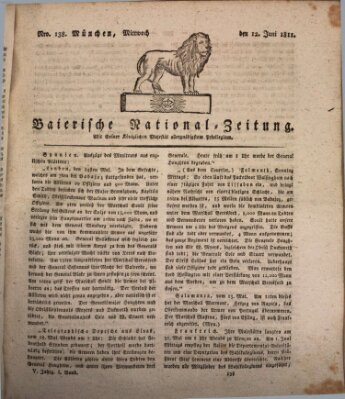 Baierische National-Zeitung Mittwoch 12. Juni 1811