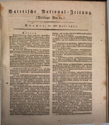 Baierische National-Zeitung Montag 8. Juli 1811