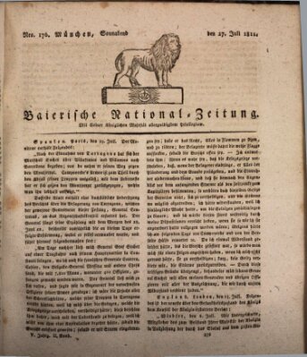 Baierische National-Zeitung Samstag 27. Juli 1811