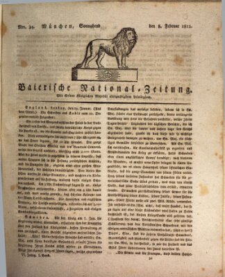 Baierische National-Zeitung Samstag 8. Februar 1812