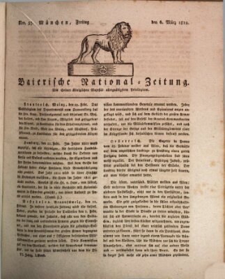 Baierische National-Zeitung Freitag 6. März 1812