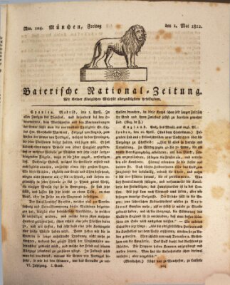 Baierische National-Zeitung Freitag 1. Mai 1812