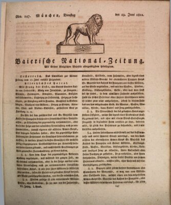 Baierische National-Zeitung Dienstag 23. Juni 1812