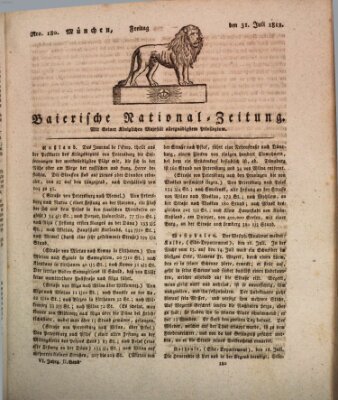 Baierische National-Zeitung Freitag 31. Juli 1812