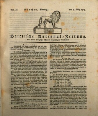 Baierische National-Zeitung Montag 8. März 1813