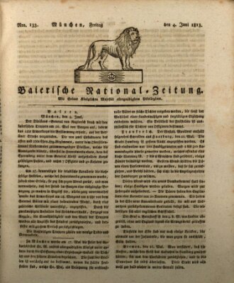 Baierische National-Zeitung Freitag 4. Juni 1813
