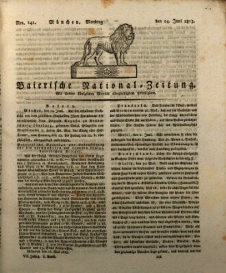 Baierische National-Zeitung Montag 14. Juni 1813