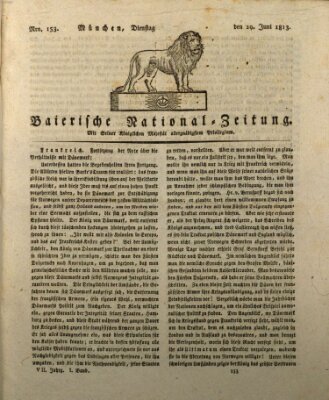 Baierische National-Zeitung Dienstag 29. Juni 1813