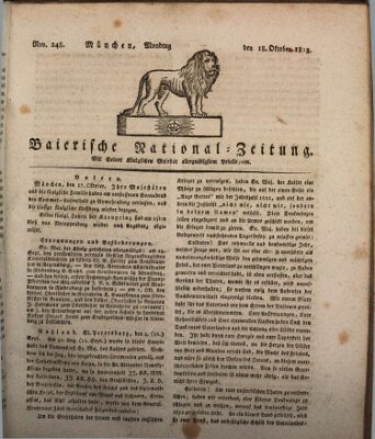 Baierische National-Zeitung Montag 18. Oktober 1813