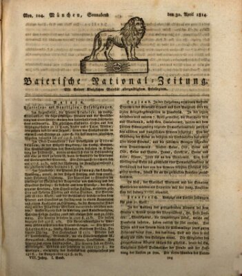 Baierische National-Zeitung Samstag 30. April 1814