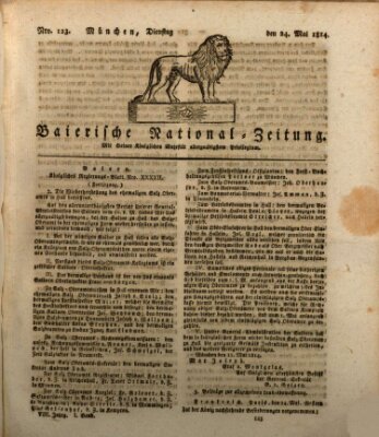 Baierische National-Zeitung Dienstag 24. Mai 1814