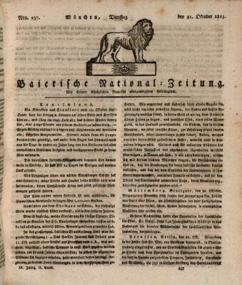 Baierische National-Zeitung Dienstag 31. Oktober 1815