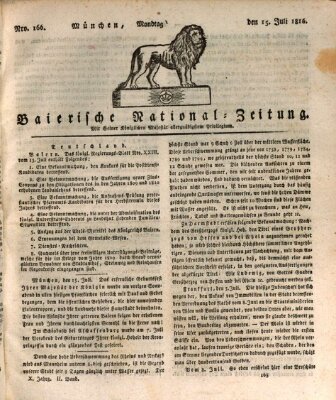 Baierische National-Zeitung Montag 15. Juli 1816