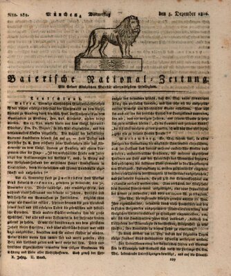 Baierische National-Zeitung Donnerstag 5. Dezember 1816