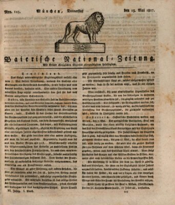 Baierische National-Zeitung Donnerstag 15. Mai 1817