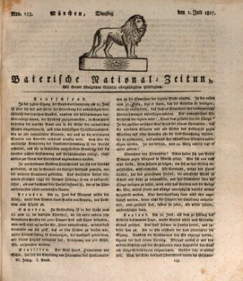 Baierische National-Zeitung Dienstag 1. Juli 1817
