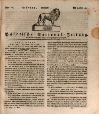 Baierische National-Zeitung Mittwoch 9. Juli 1817