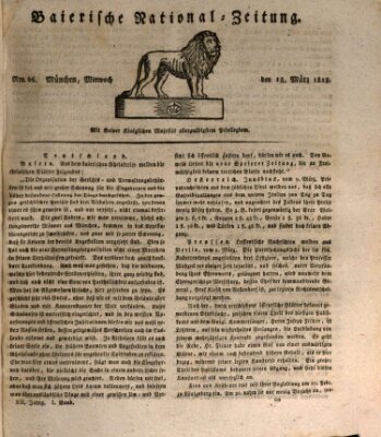 Baierische National-Zeitung Mittwoch 18. März 1818