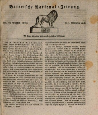 Baierische National-Zeitung Freitag 6. November 1818