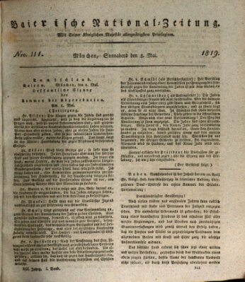 Baierische National-Zeitung Samstag 8. Mai 1819