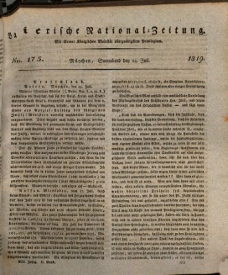Baierische National-Zeitung Samstag 24. Juli 1819