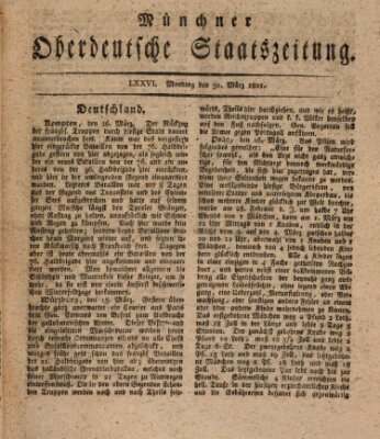 Münchner oberdeutsche Staatszeitung (Süddeutsche Presse)