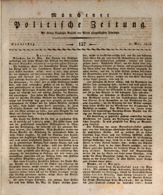 Münchener politische Zeitung (Süddeutsche Presse) Donnerstag 27. Mai 1813