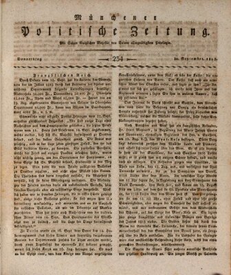 Münchener politische Zeitung (Süddeutsche Presse) Donnerstag 30. September 1813