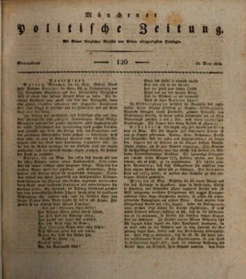 Münchener politische Zeitung (Süddeutsche Presse) Samstag 23. Mai 1818