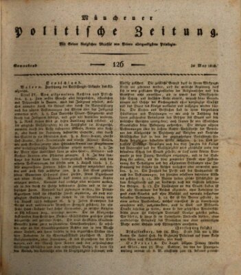 Münchener politische Zeitung (Süddeutsche Presse) Samstag 30. Mai 1818