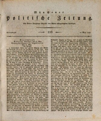 Münchener politische Zeitung (Süddeutsche Presse) Samstag 15. Mai 1819