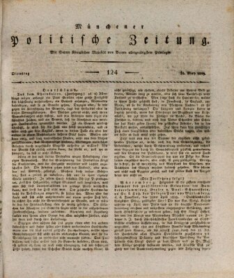 Münchener politische Zeitung (Süddeutsche Presse) Dienstag 25. Mai 1819
