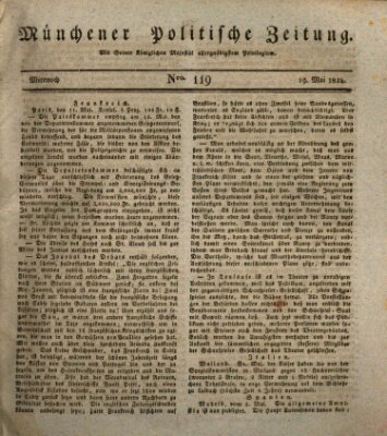 Münchener politische Zeitung (Süddeutsche Presse) Mittwoch 19. Mai 1824