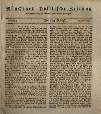 Münchener politische Zeitung (Süddeutsche Presse) Donnerstag 20. Mai 1824