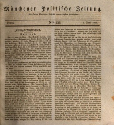 Münchener politische Zeitung (Süddeutsche Presse) Freitag 2. Juni 1826