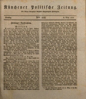 Münchener politische Zeitung (Süddeutsche Presse) Dienstag 6. Mai 1828