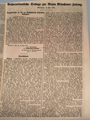 Neue Münchener Zeitung (Süddeutsche Presse) Mittwoch 16. Mai 1849