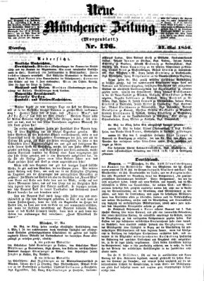 Neue Münchener Zeitung (Süddeutsche Presse) Dienstag 27. Mai 1856