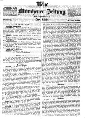 Neue Münchener Zeitung (Süddeutsche Presse) Mittwoch 11. Juni 1856