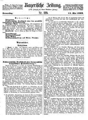 Bayerische Zeitung (Süddeutsche Presse) Donnerstag 15. Mai 1862