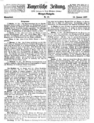 Bayerische Zeitung (Süddeutsche Presse) Samstag 19. Januar 1867