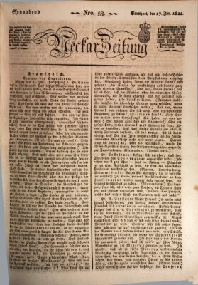 Neckar-Zeitung Samstag 19. Januar 1822
