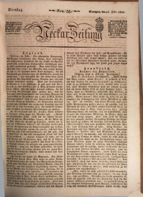 Neckar-Zeitung Dienstag 26. Februar 1822