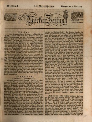 Neckar-Zeitung Mittwoch 1. Mai 1822