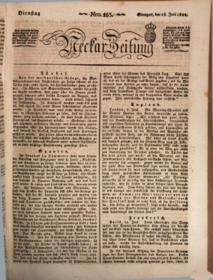 Neckar-Zeitung Dienstag 18. Juni 1822